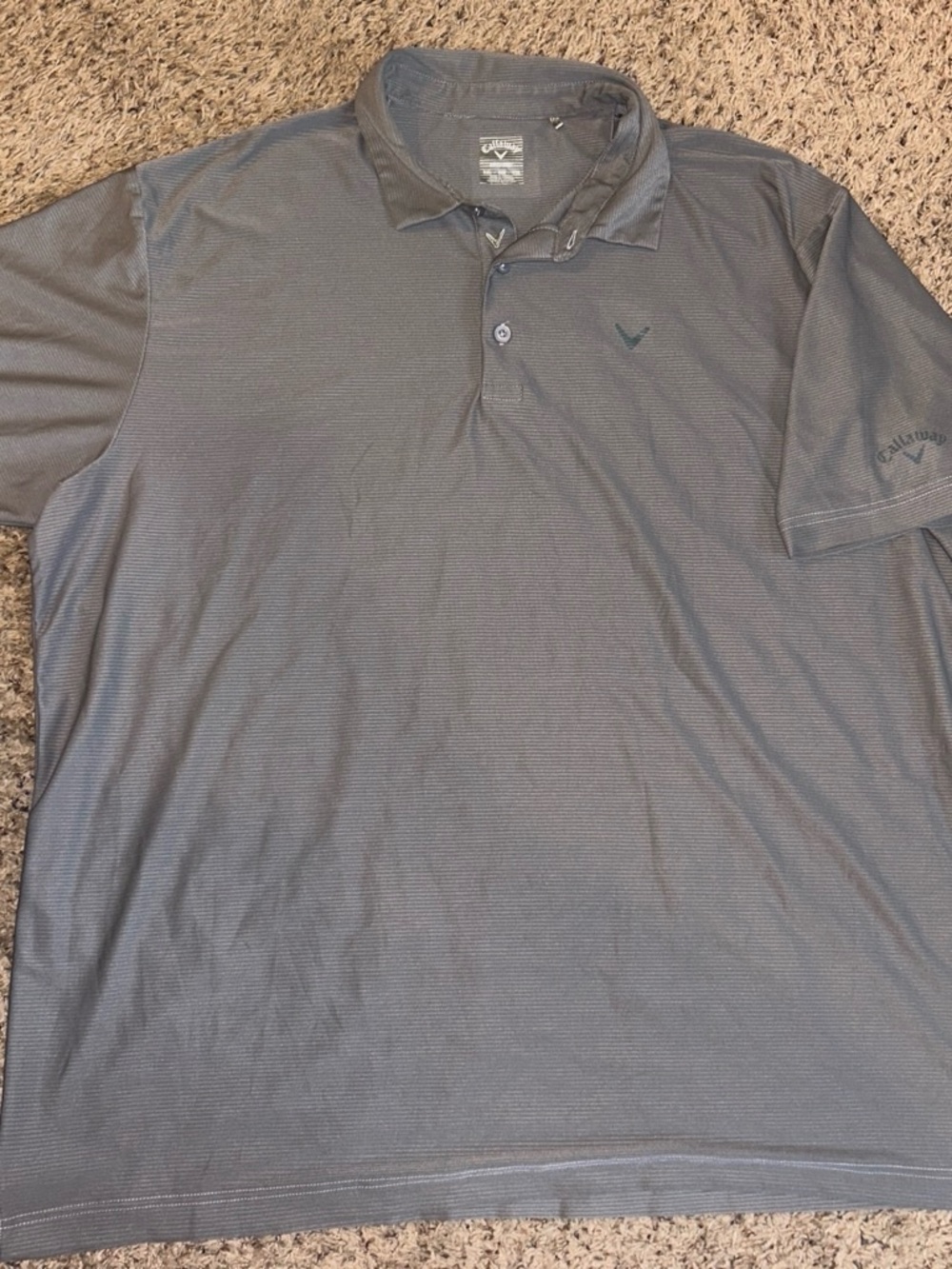 Callaway Men's Heather Gray Performance Polo